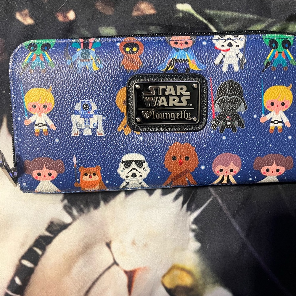 Loungefly Blue Star Wars Wallet